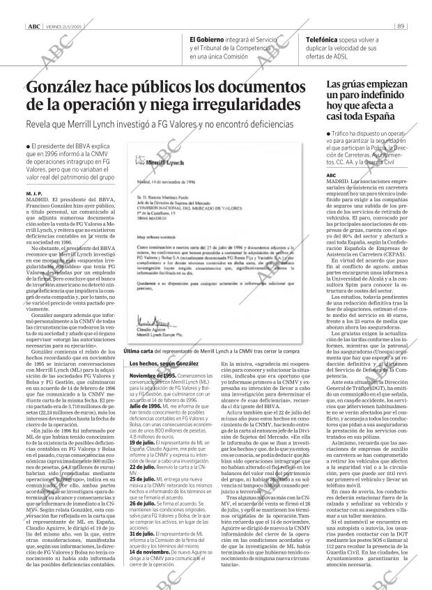 ABC MADRID 21-01-2005 página 89