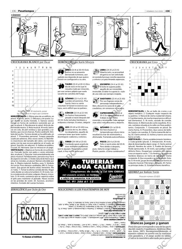 ABC MADRID 23-01-2005 página 106