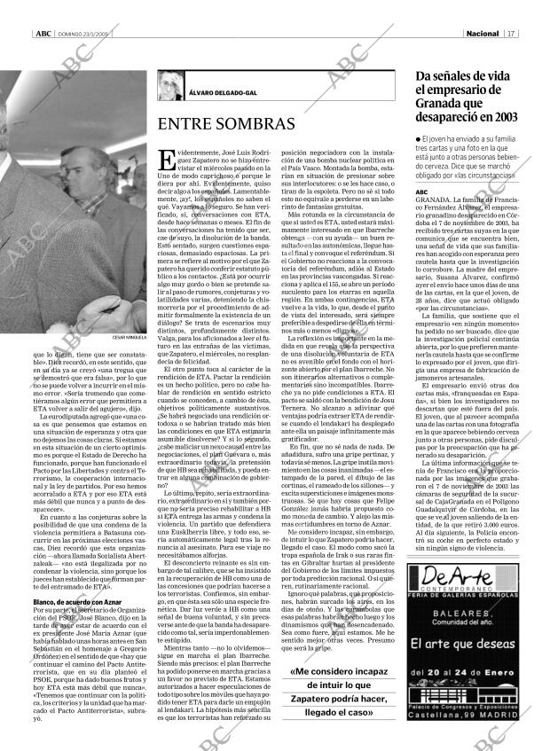 ABC MADRID 23-01-2005 página 17