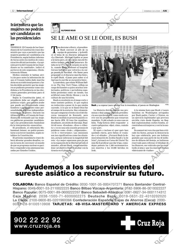 ABC MADRID 23-01-2005 página 32