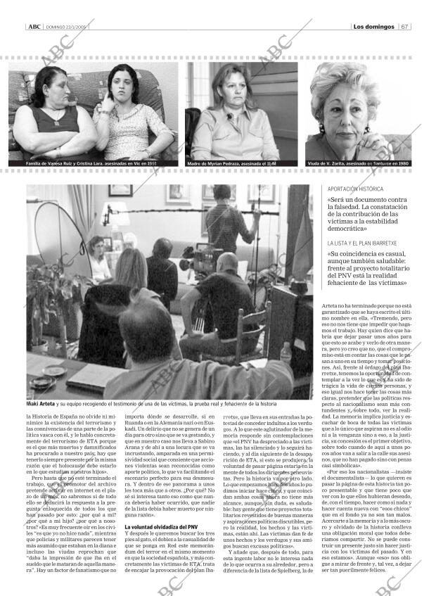 ABC MADRID 23-01-2005 página 67