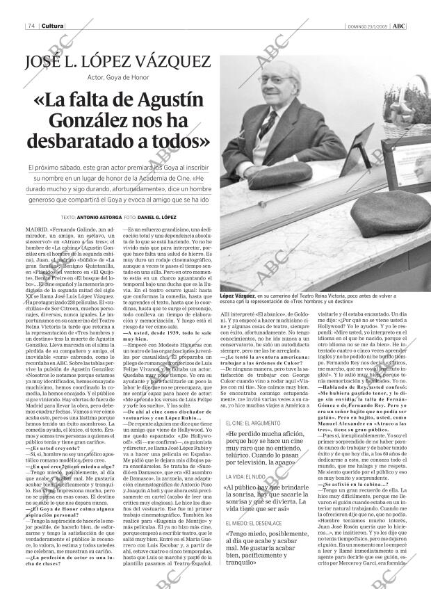 ABC MADRID 23-01-2005 página 74