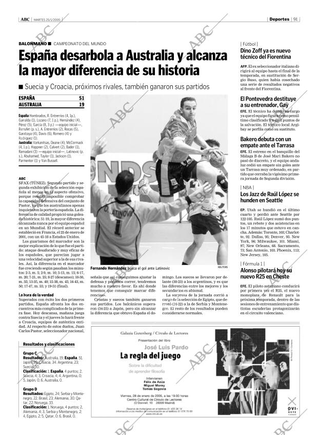 ABC MADRID 25-01-2005 página 91