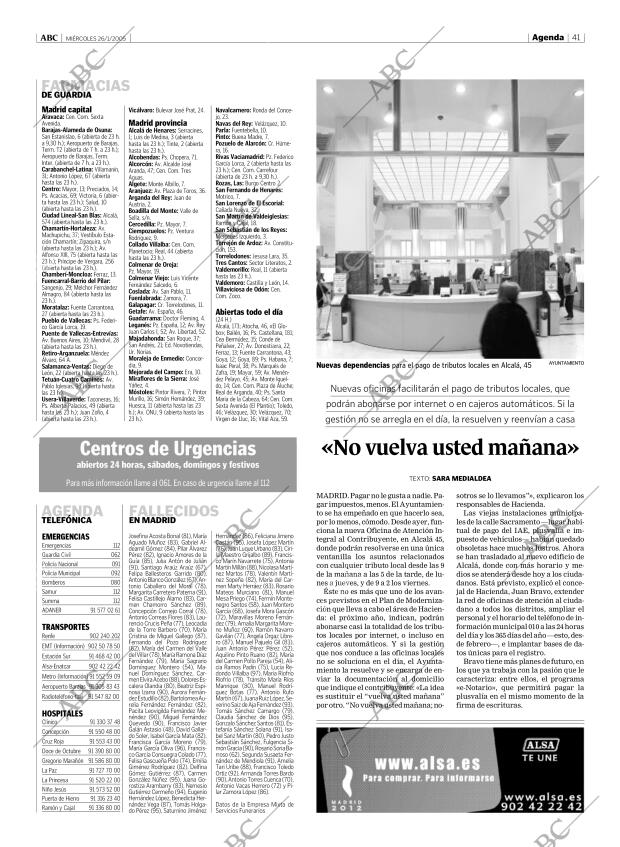 ABC MADRID 26-01-2005 página 41