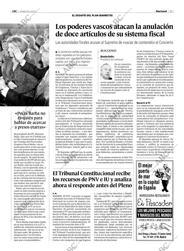 ABC MADRID 28-01-2005 página 15