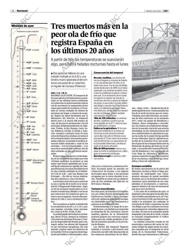 ABC MADRID 28-01-2005 página 16