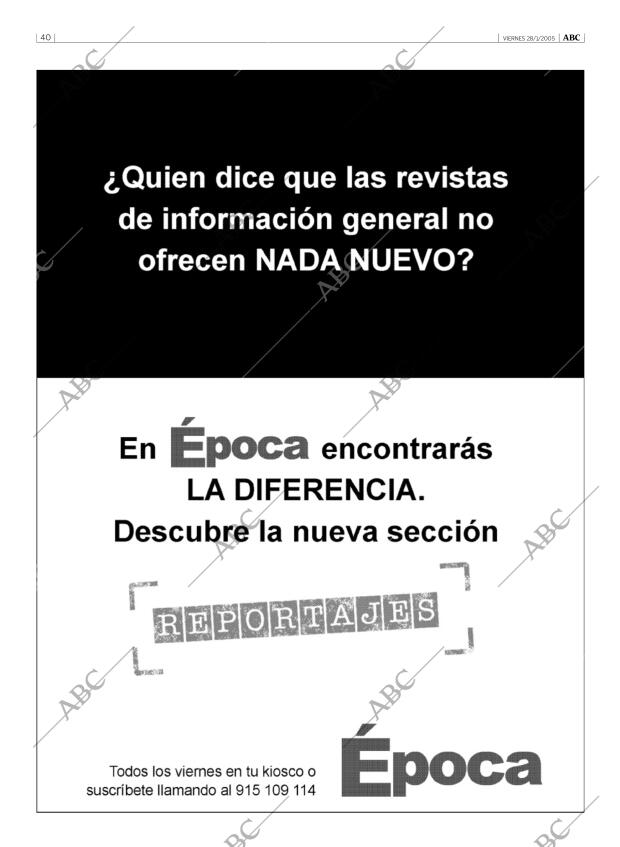 ABC MADRID 28-01-2005 página 40
