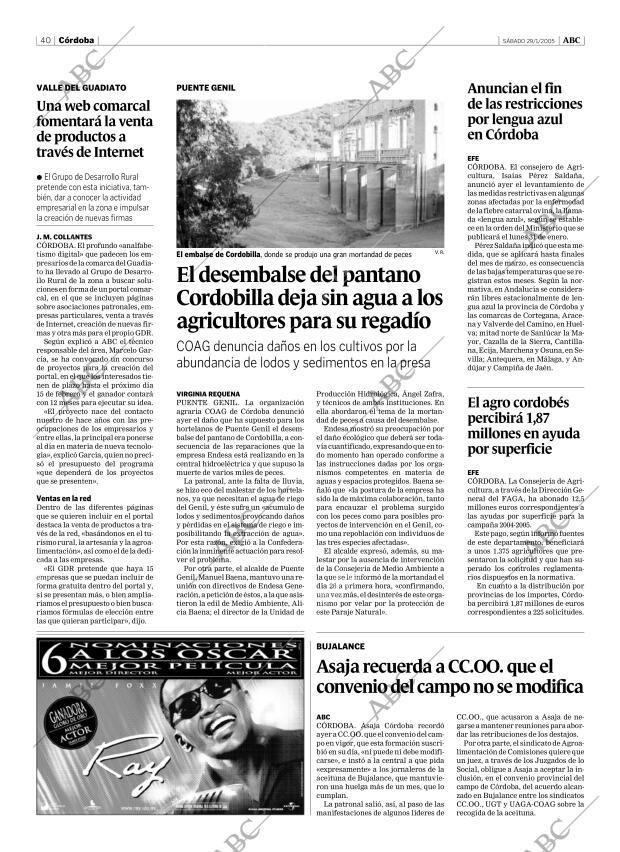 ABC CORDOBA 29-01-2005 página 40