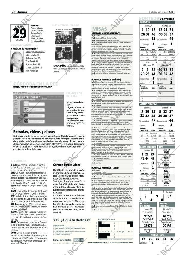 ABC CORDOBA 29-01-2005 página 42