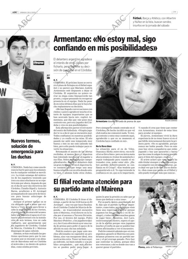 ABC CORDOBA 29-01-2005 página 77