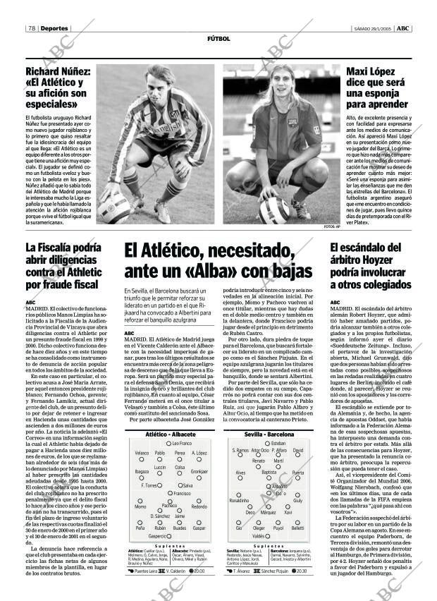 ABC CORDOBA 29-01-2005 página 78
