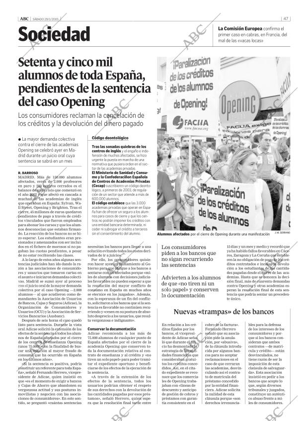 ABC MADRID 29-01-2005 página 47
