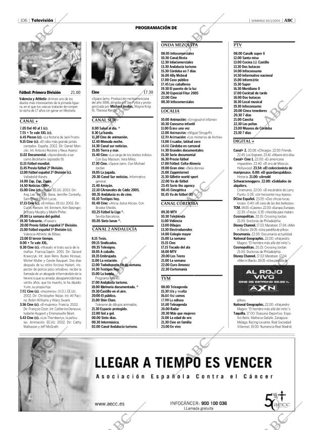 ABC CORDOBA 30-01-2005 página 106