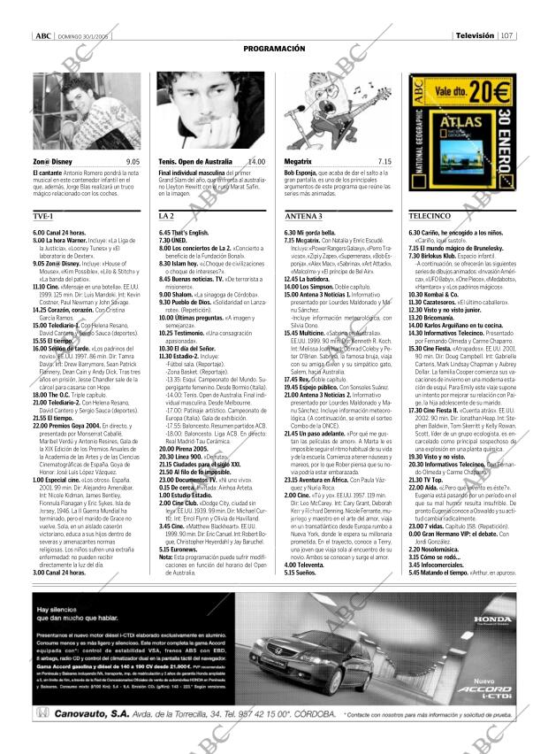 ABC CORDOBA 30-01-2005 página 107