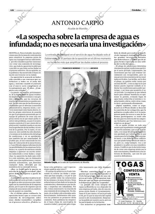 ABC CORDOBA 30-01-2005 página 45