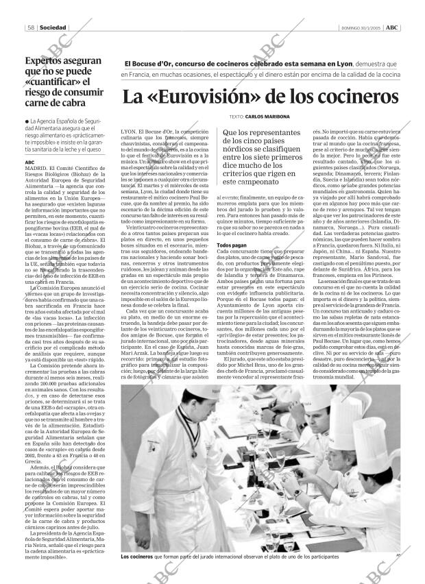 ABC CORDOBA 30-01-2005 página 58