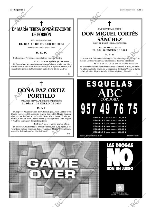 ABC CORDOBA 30-01-2005 página 80