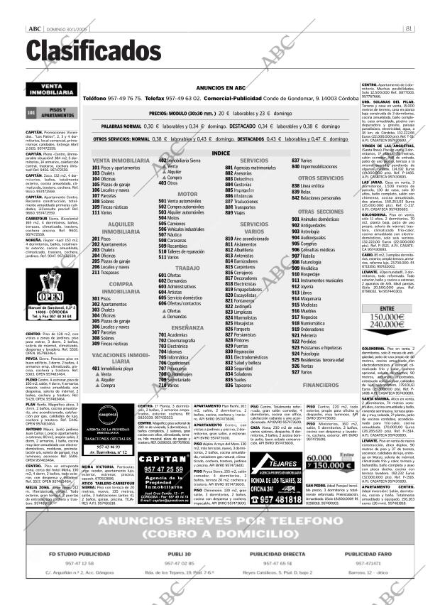 ABC CORDOBA 30-01-2005 página 81