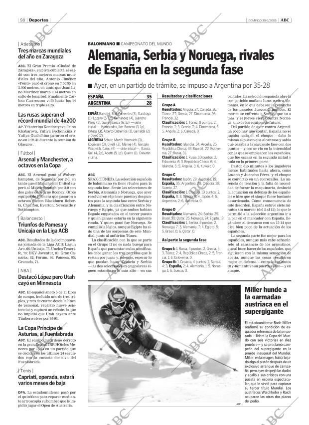 ABC CORDOBA 30-01-2005 página 98