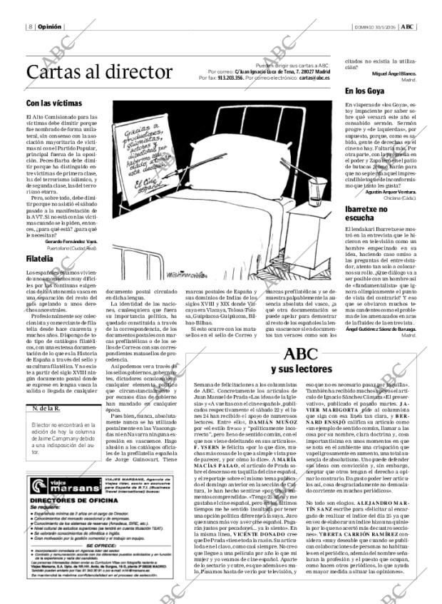 ABC MADRID 30-01-2005 página 8