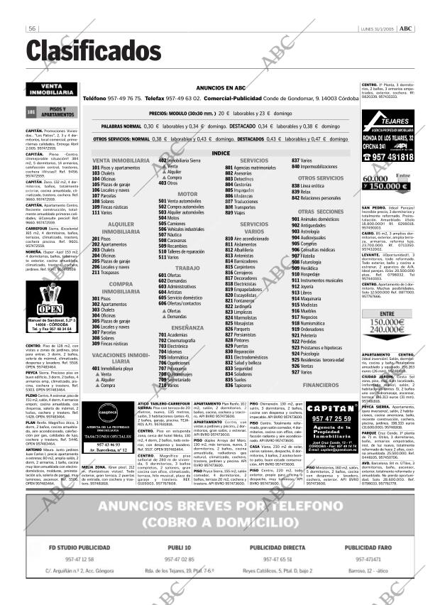 ABC CORDOBA 31-01-2005 página 56