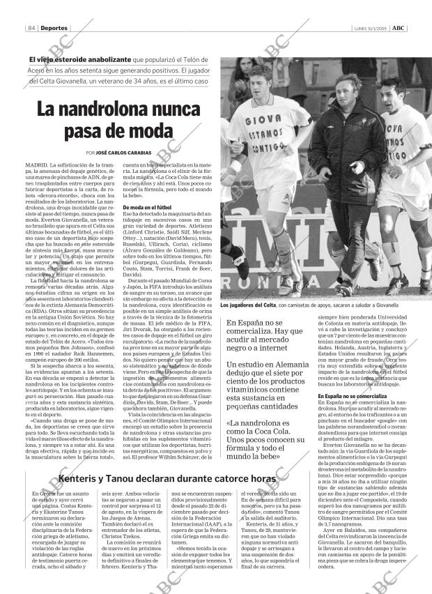ABC CORDOBA 31-01-2005 página 84