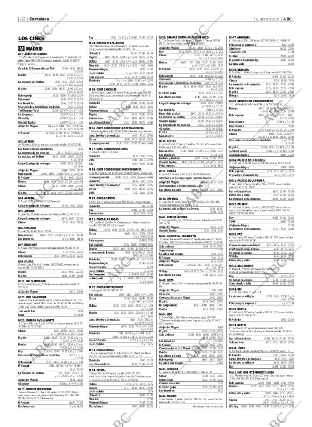 ABC MADRID 31-01-2005 página 62