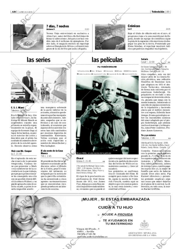 ABC SEVILLA 31-01-2005 página 89