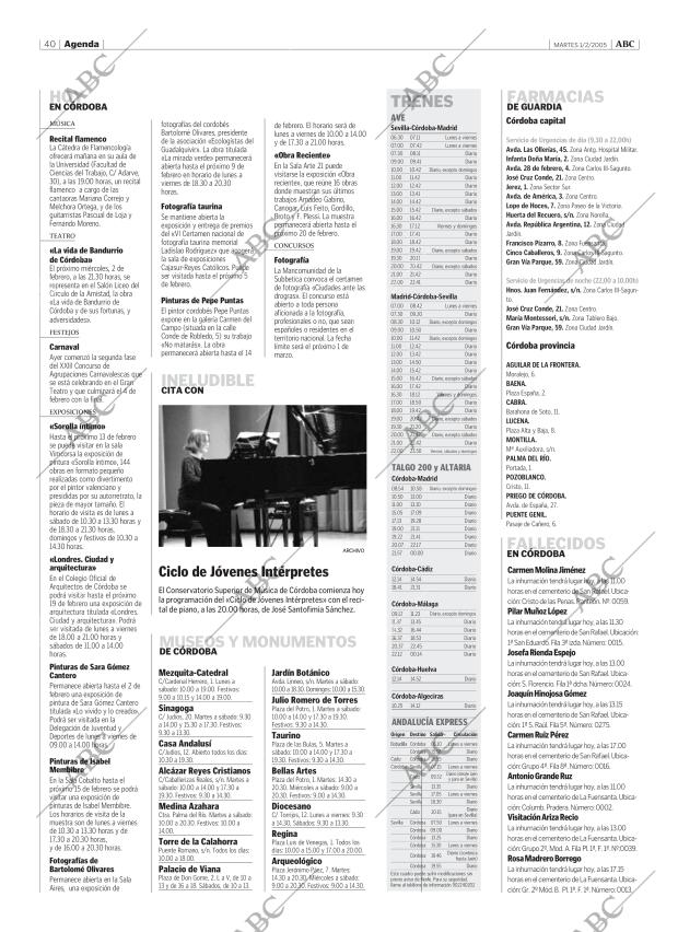 ABC CORDOBA 01-02-2005 página 40
