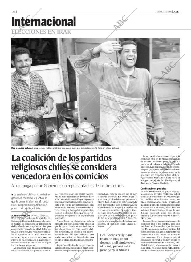 ABC MADRID 01-02-2005 página 22