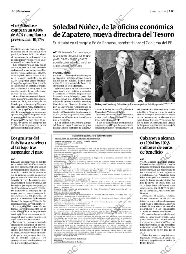 ABC MADRID 01-02-2005 página 80