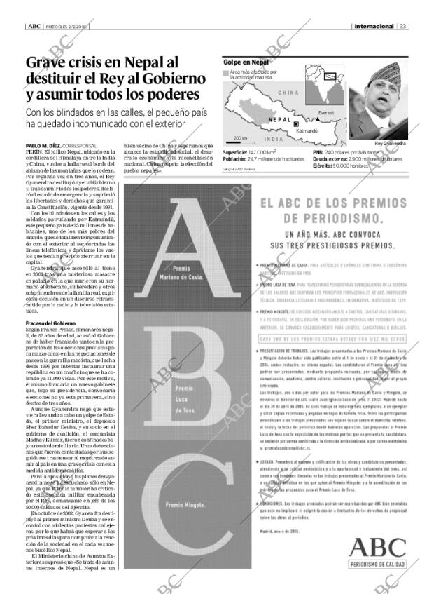 ABC MADRID 02-02-2005 página 33