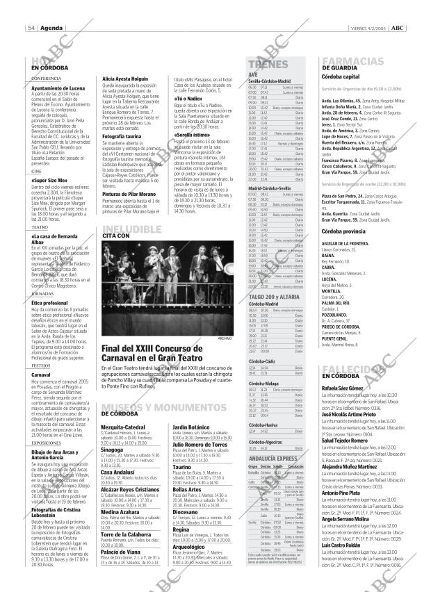 ABC CORDOBA 04-02-2005 página 54