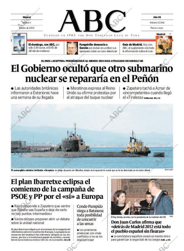 ABC MADRID 04-02-2005 página 1