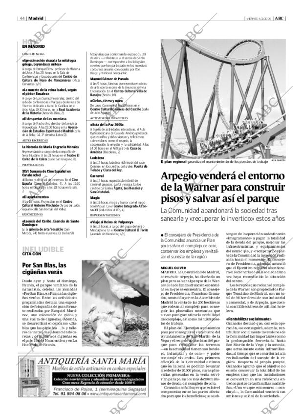 ABC MADRID 04-02-2005 página 44