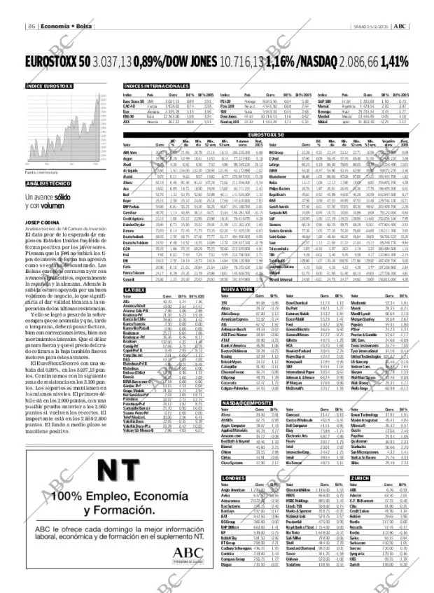 ABC MADRID 05-02-2005 página 86