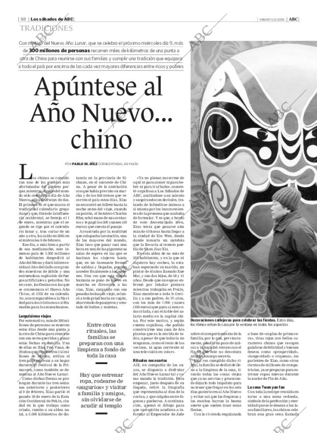 ABC MADRID 05-02-2005 página 98