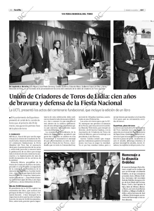 ABC SEVILLA 05-02-2005 página 16