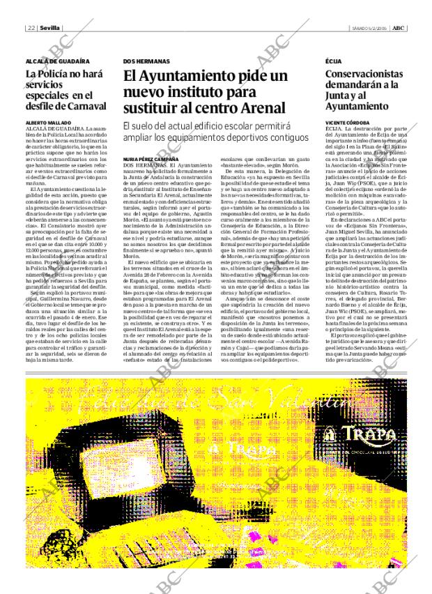 ABC SEVILLA 05-02-2005 página 22