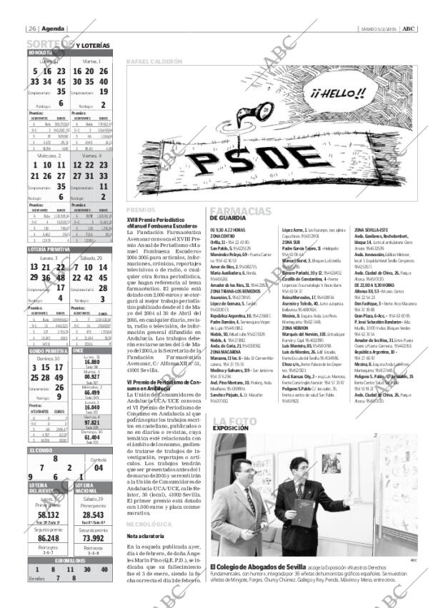 ABC SEVILLA 05-02-2005 página 26