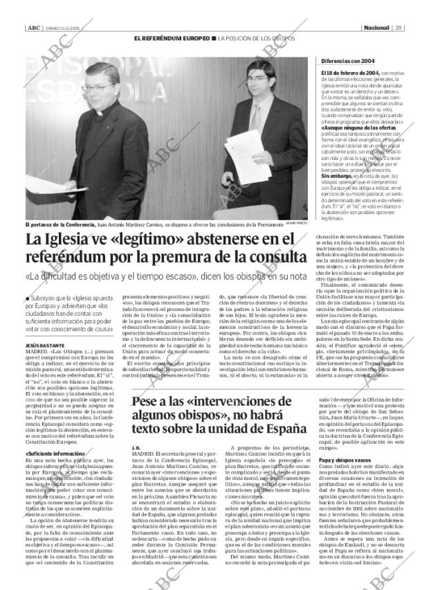ABC SEVILLA 05-02-2005 página 39