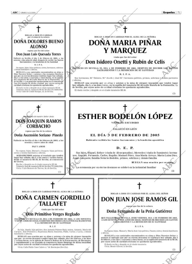 ABC SEVILLA 05-02-2005 página 71