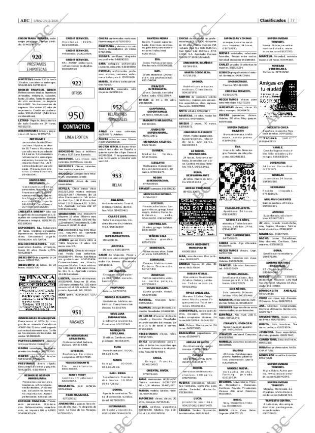 ABC SEVILLA 05-02-2005 página 77