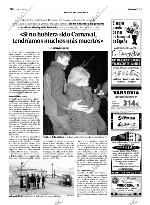 ABC MADRID 07-02-2005 página 13