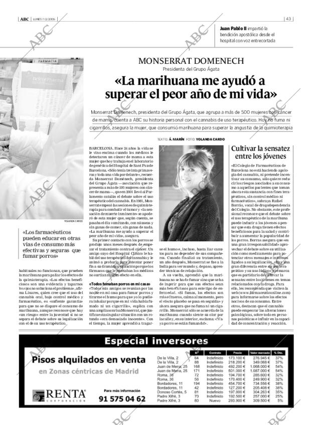 ABC MADRID 07-02-2005 página 43