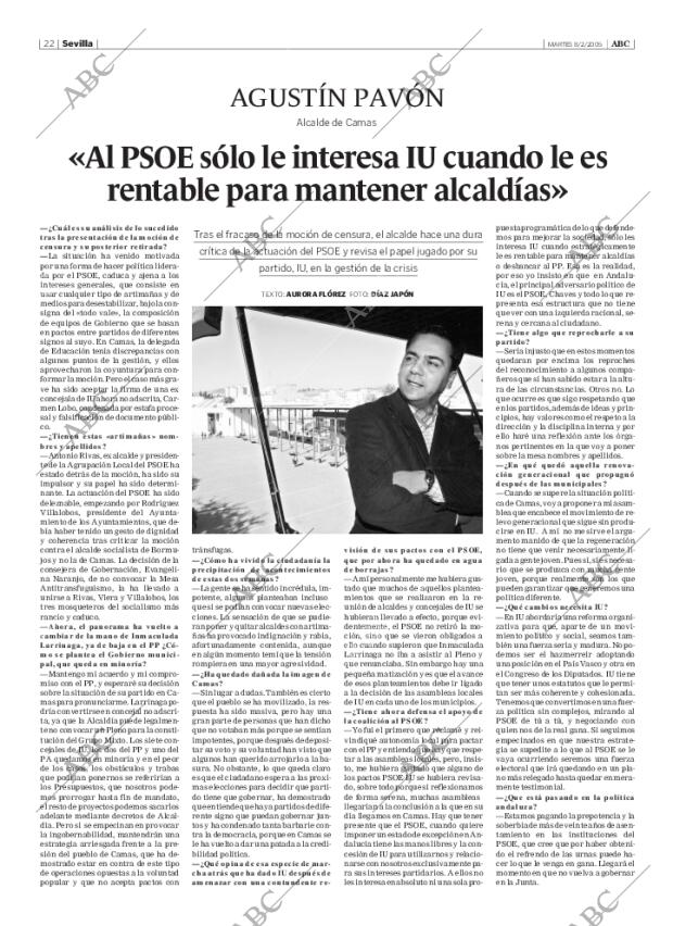 ABC SEVILLA 08-02-2005 página 22