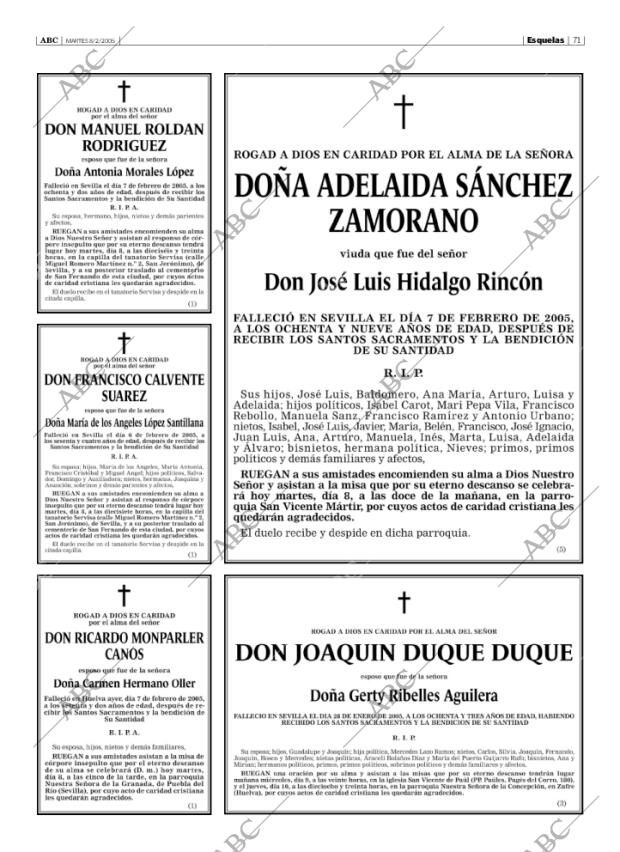 ABC SEVILLA 08-02-2005 página 71