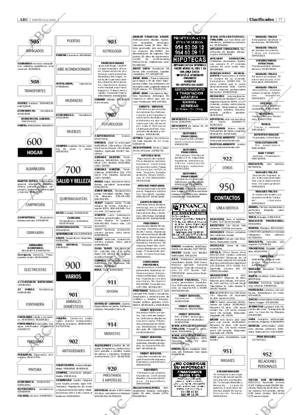 ABC SEVILLA 08-02-2005 página 77