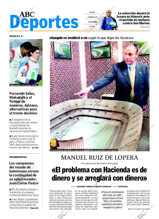 ABC SEVILLA 08-02-2005 página 89