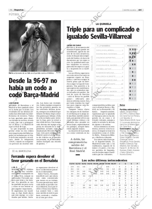 ABC SEVILLA 08-02-2005 página 96